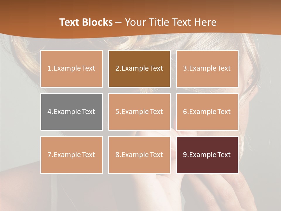 Piercing Necklace Tiara PowerPoint Template