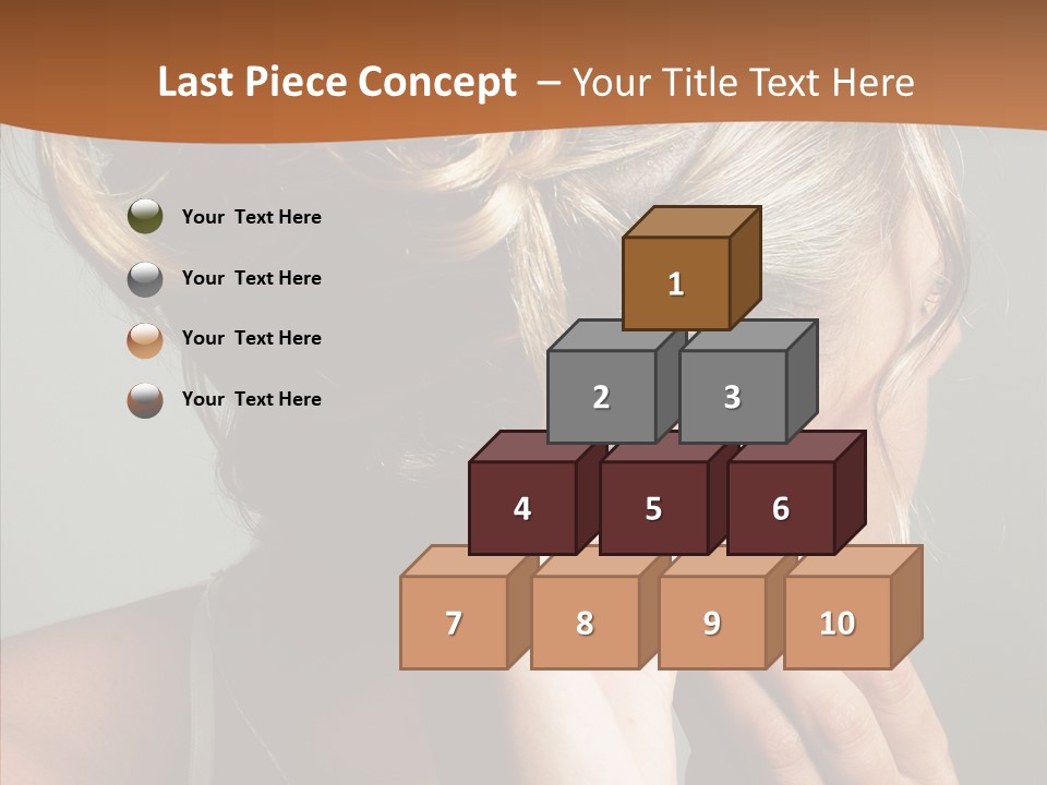 Piercing Necklace Tiara PowerPoint Template