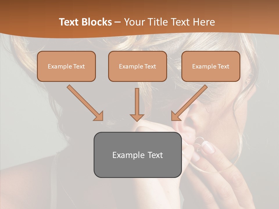 Piercing Necklace Tiara PowerPoint Template