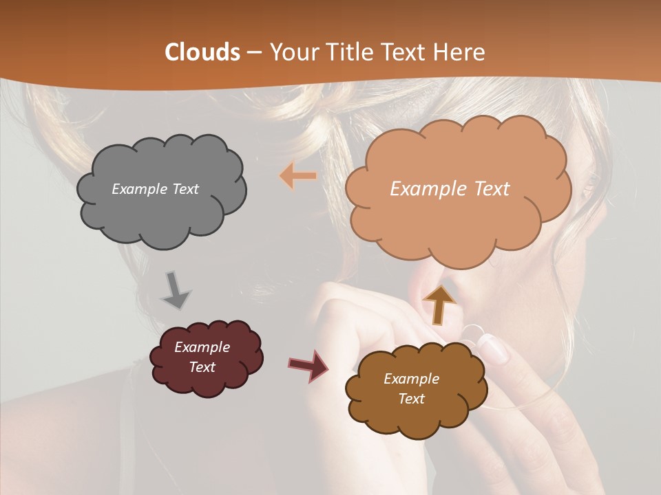 Piercing Necklace Tiara PowerPoint Template