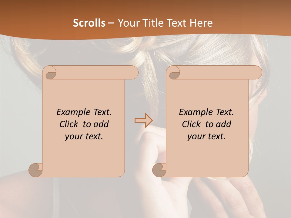 Piercing Necklace Tiara PowerPoint Template