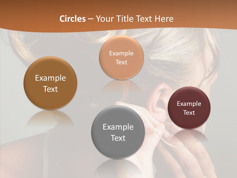 Piercing Necklace Tiara PowerPoint Template