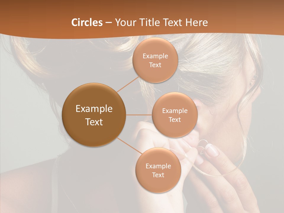 Piercing Necklace Tiara PowerPoint Template