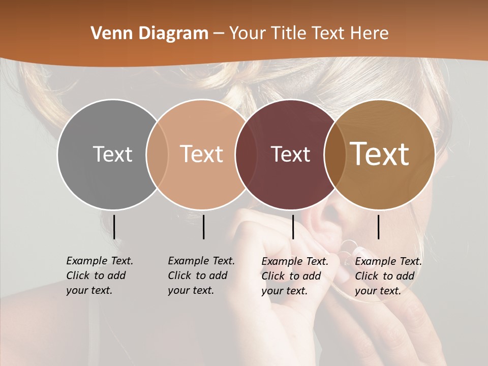 Piercing Necklace Tiara PowerPoint Template