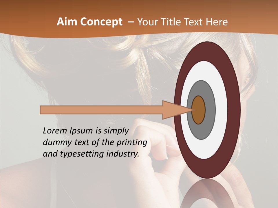 Piercing Necklace Tiara PowerPoint Template