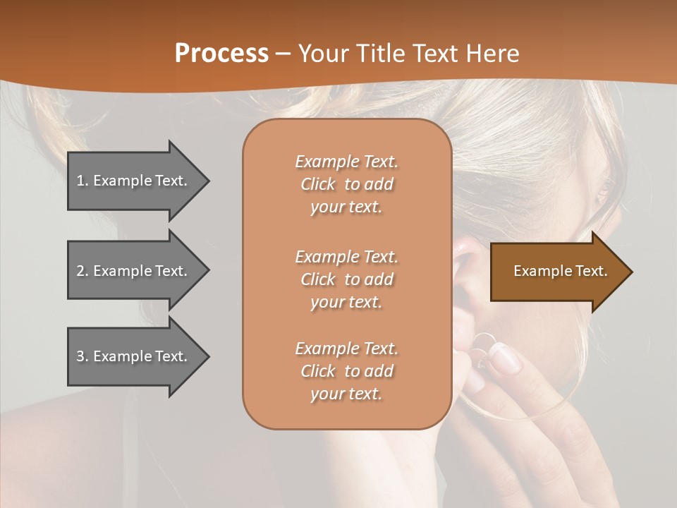 Piercing Necklace Tiara PowerPoint Template