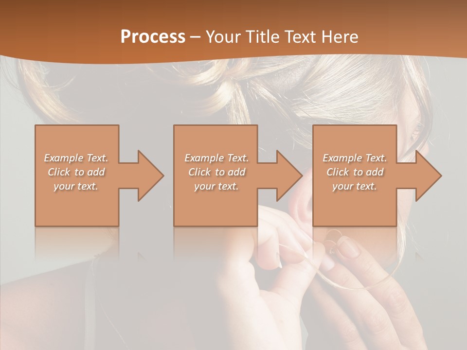 Piercing Necklace Tiara PowerPoint Template