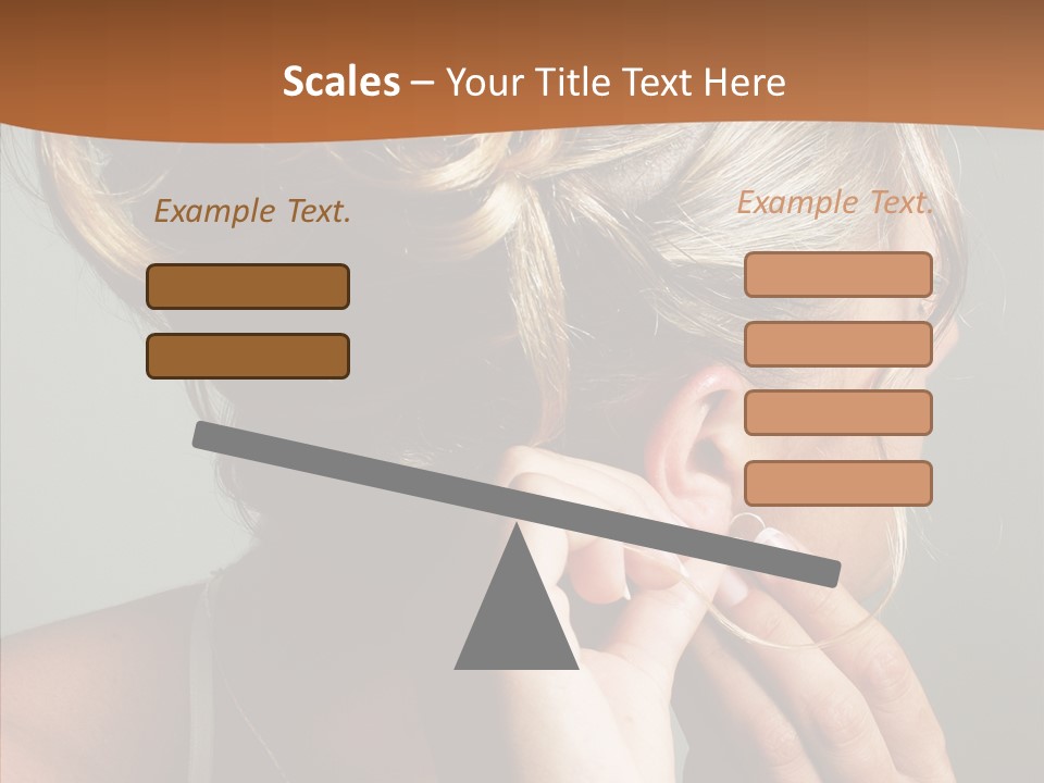 Piercing Necklace Tiara PowerPoint Template