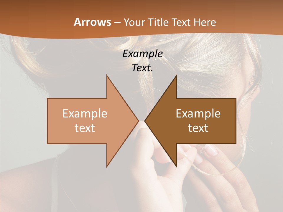 Piercing Necklace Tiara PowerPoint Template