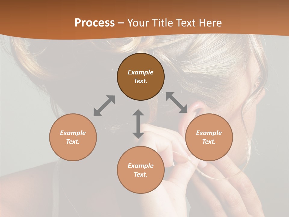 Piercing Necklace Tiara PowerPoint Template