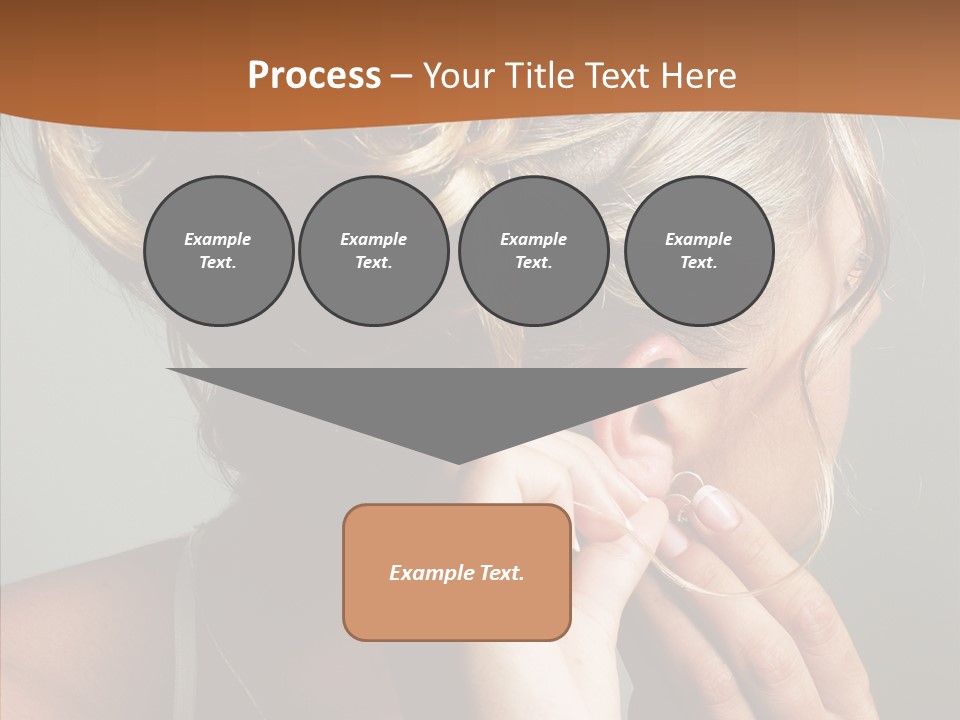 Piercing Necklace Tiara PowerPoint Template