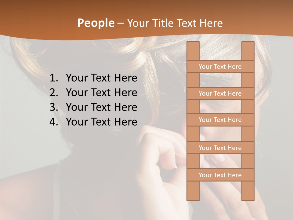 Piercing Necklace Tiara PowerPoint Template