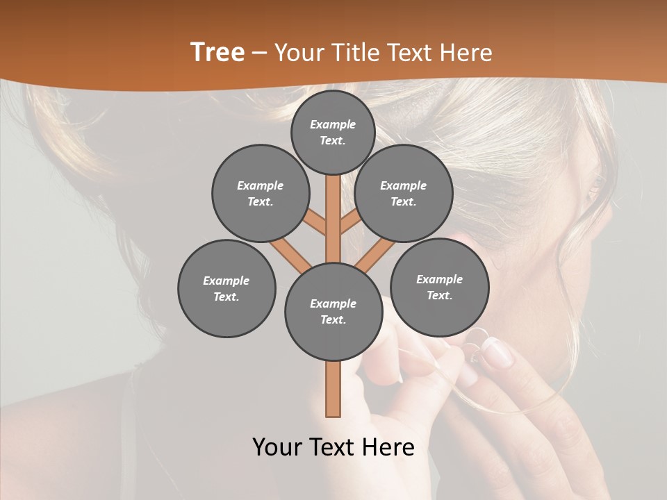 Piercing Necklace Tiara PowerPoint Template