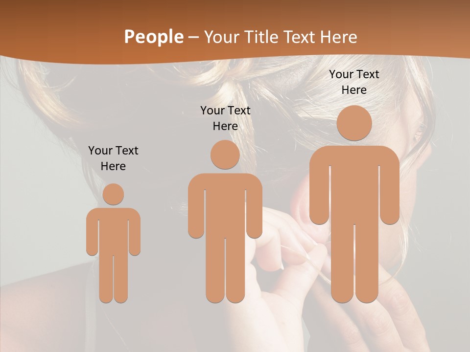 Piercing Necklace Tiara PowerPoint Template