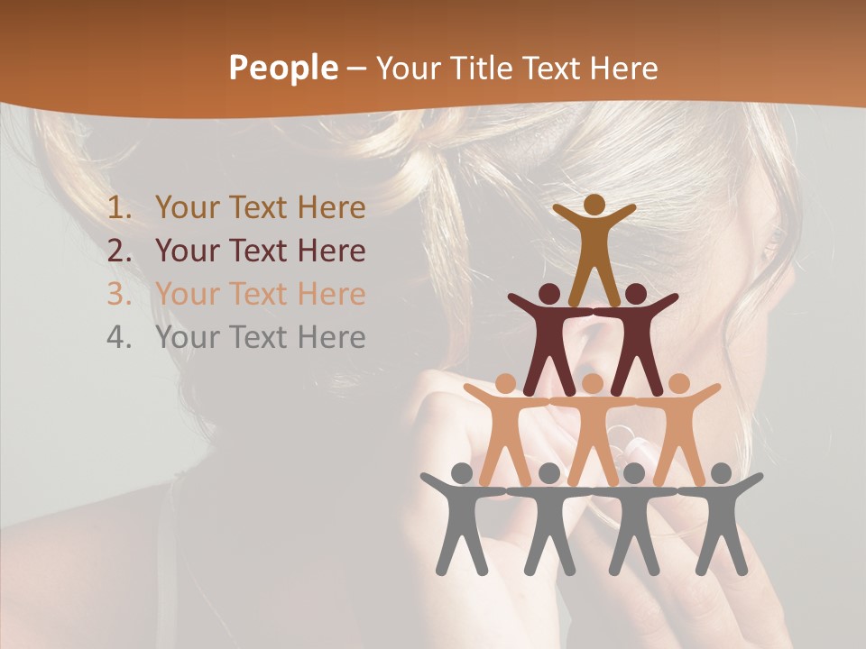 Piercing Necklace Tiara PowerPoint Template