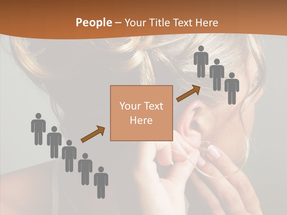 Piercing Necklace Tiara PowerPoint Template