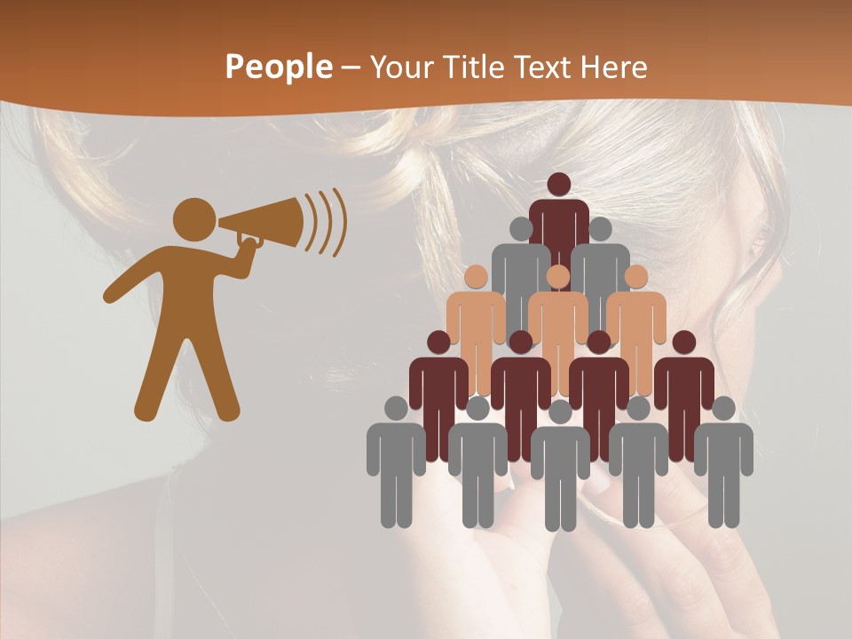 Piercing Necklace Tiara PowerPoint Template