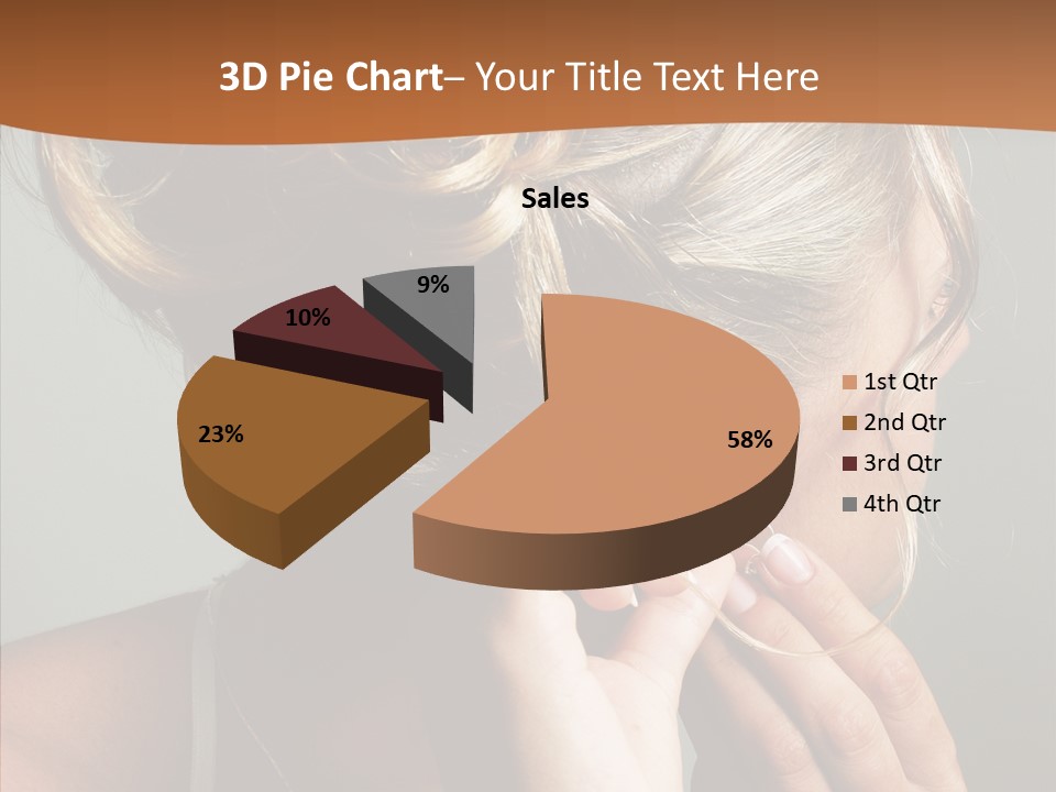 Piercing Necklace Tiara PowerPoint Template