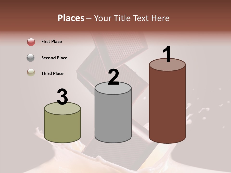 Liquid Food Milkshake PowerPoint Template