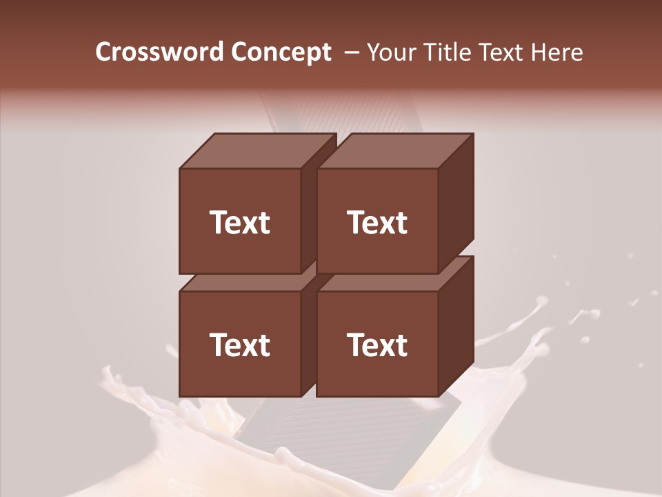 Liquid Food Milkshake PowerPoint Template