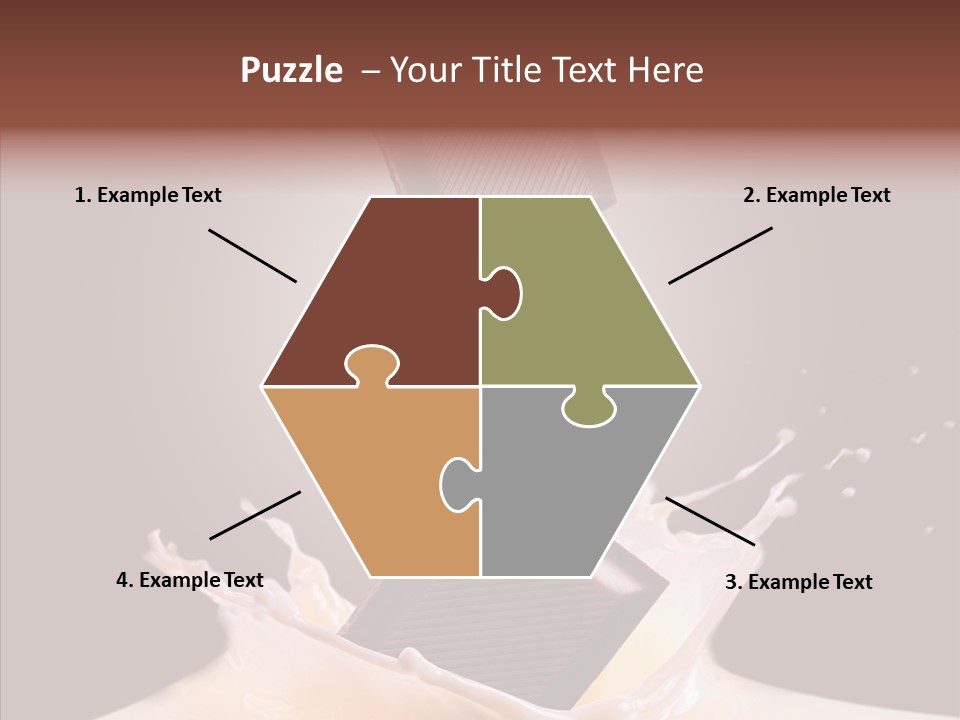 Liquid Food Milkshake PowerPoint Template