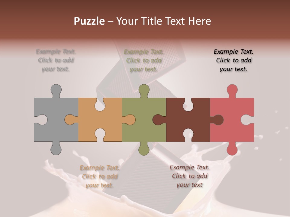 Liquid Food Milkshake PowerPoint Template