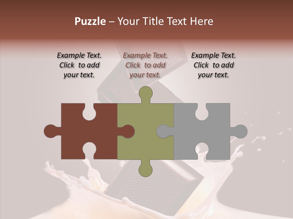 Liquid Food Milkshake PowerPoint Template