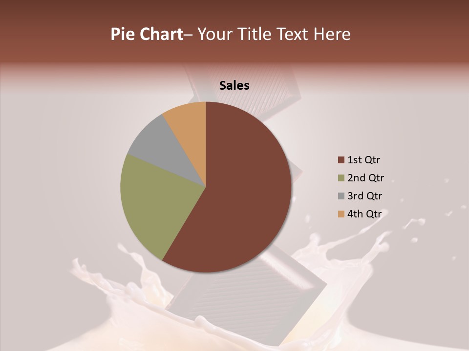 Liquid Food Milkshake PowerPoint Template