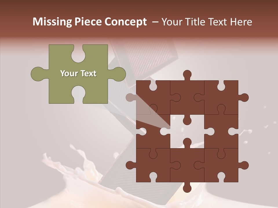 Liquid Food Milkshake PowerPoint Template