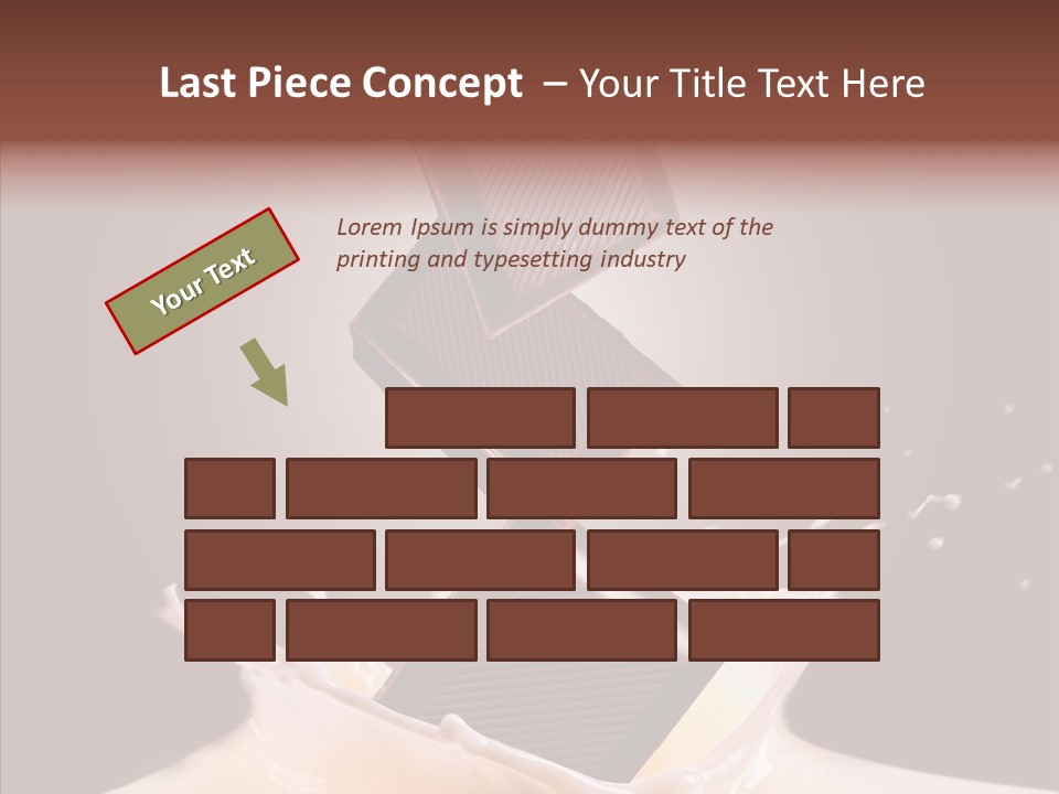 Liquid Food Milkshake PowerPoint Template