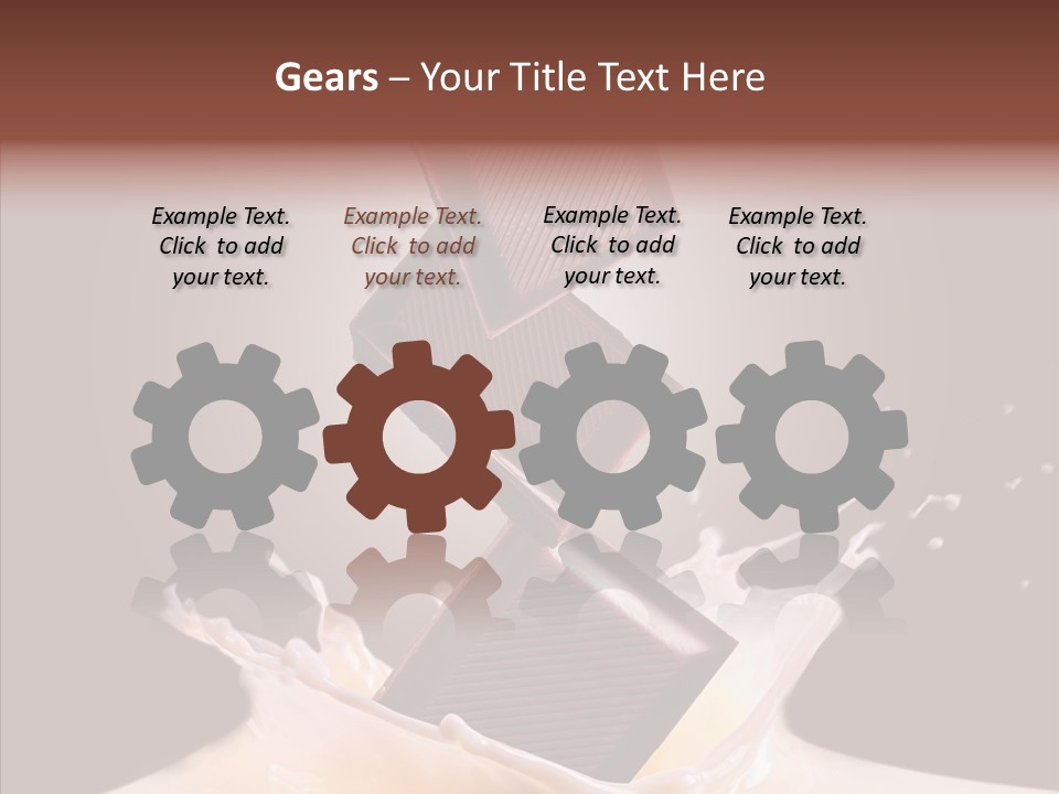 Liquid Food Milkshake PowerPoint Template