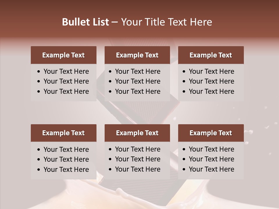 Liquid Food Milkshake PowerPoint Template