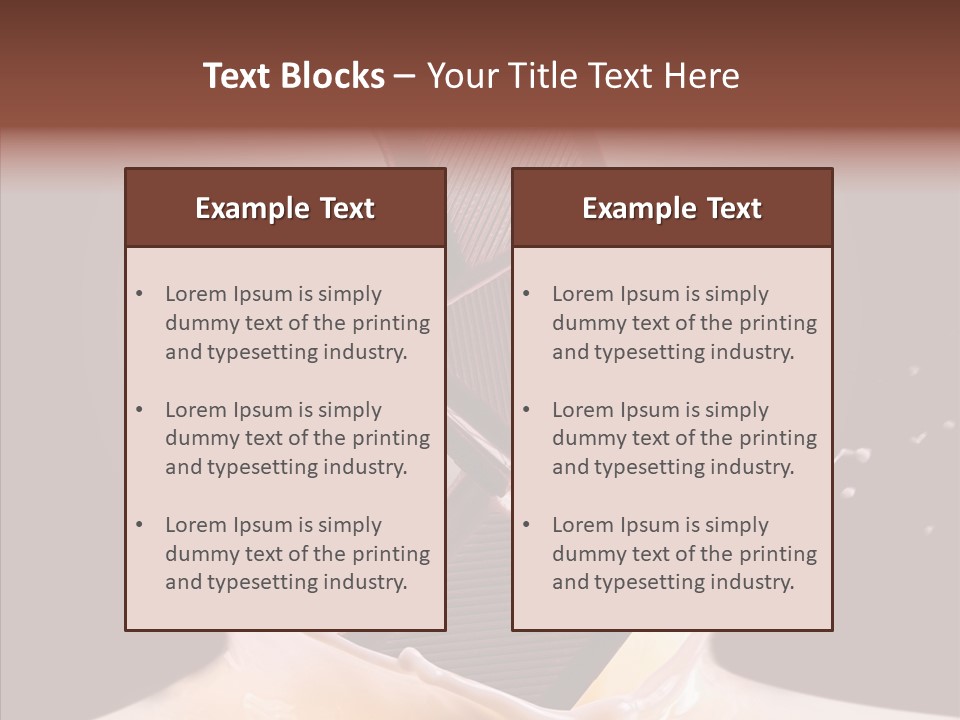 Liquid Food Milkshake PowerPoint Template
