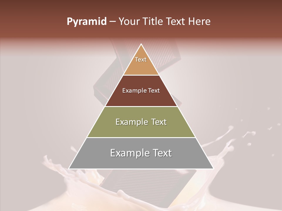 Liquid Food Milkshake PowerPoint Template