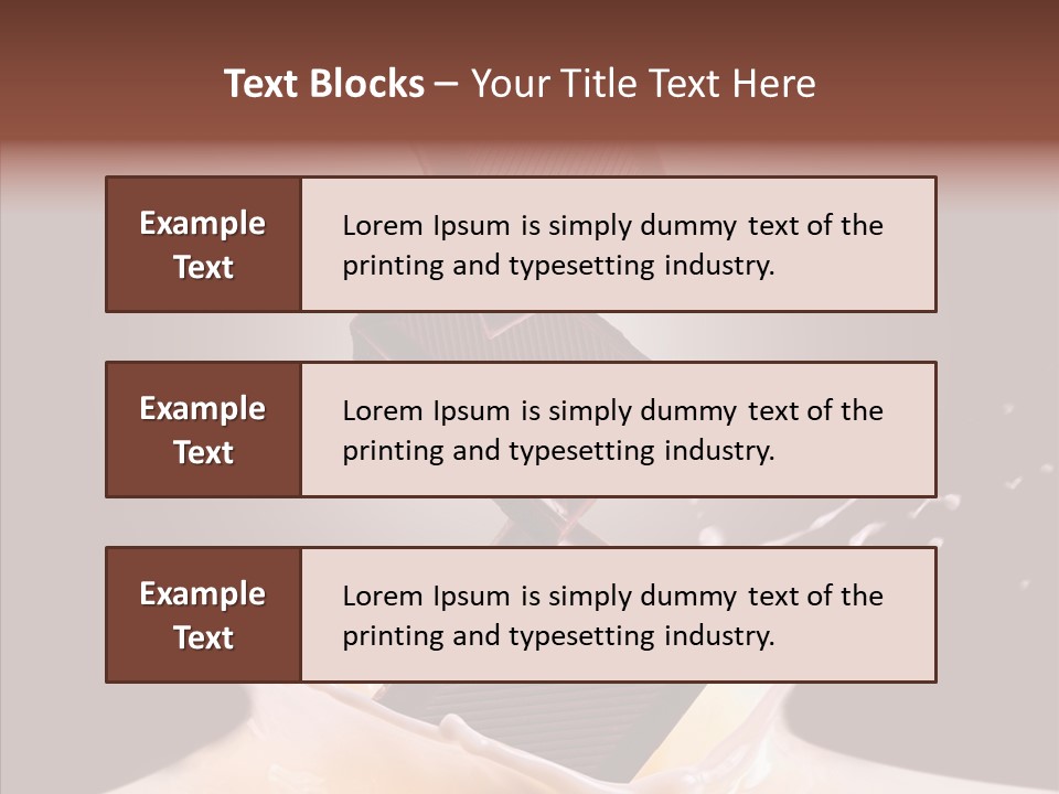 Liquid Food Milkshake PowerPoint Template