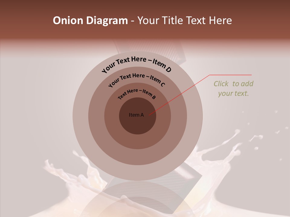 Liquid Food Milkshake PowerPoint Template