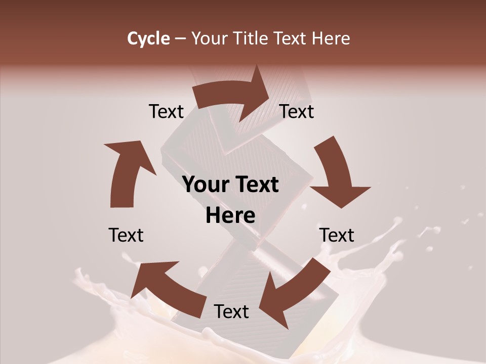 Liquid Food Milkshake PowerPoint Template