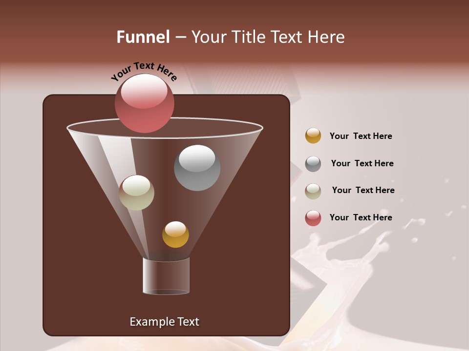 Liquid Food Milkshake PowerPoint Template