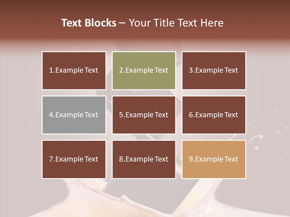 Liquid Food Milkshake PowerPoint Template