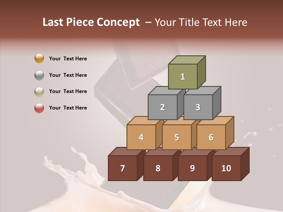 Liquid Food Milkshake PowerPoint Template