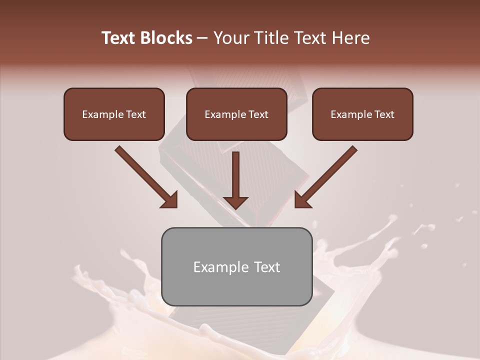 Liquid Food Milkshake PowerPoint Template