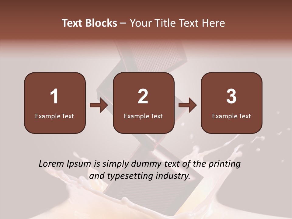 Liquid Food Milkshake PowerPoint Template