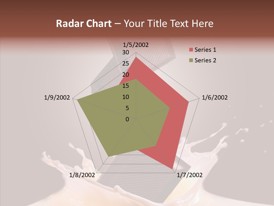 Liquid Food Milkshake PowerPoint Template