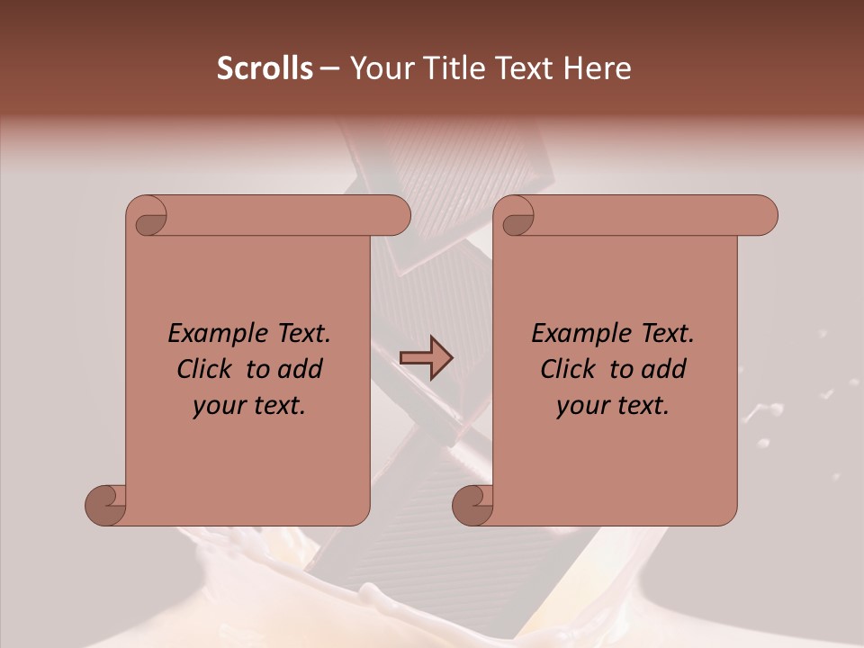 Liquid Food Milkshake PowerPoint Template