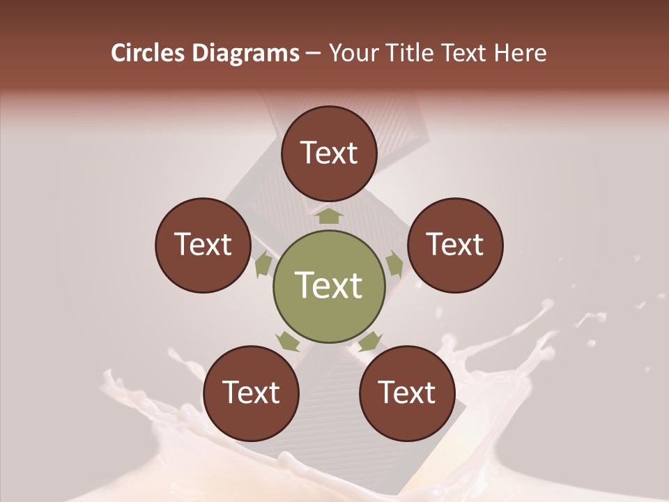 Liquid Food Milkshake PowerPoint Template