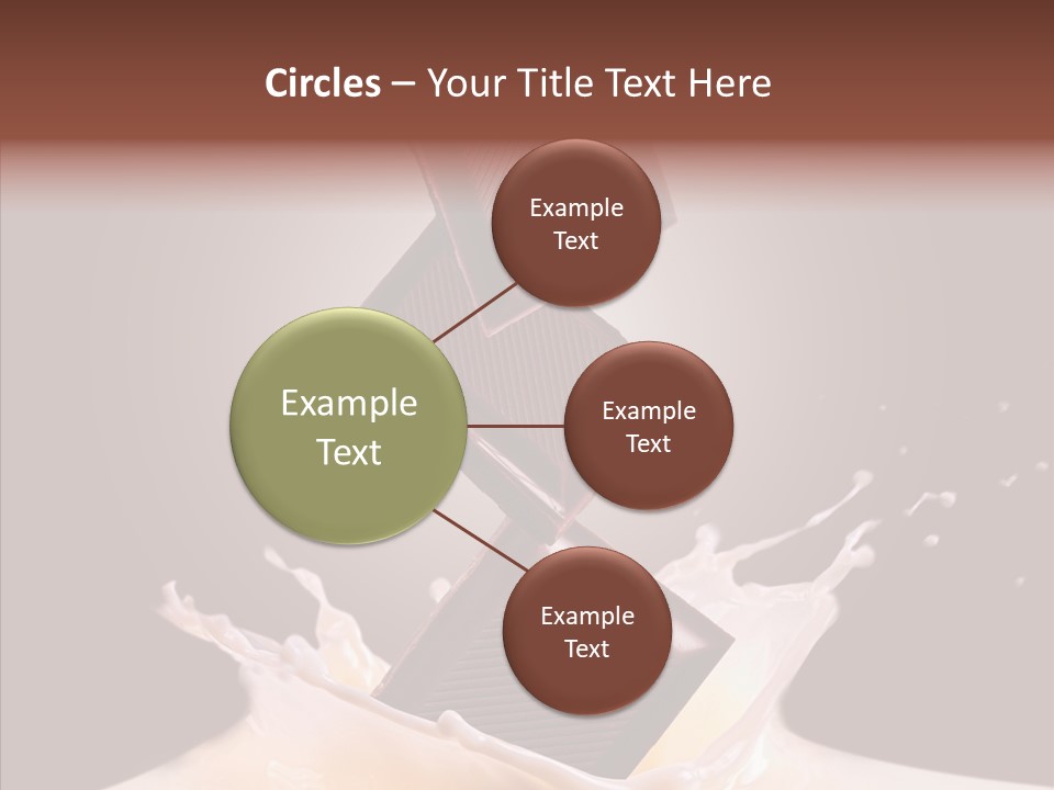 Liquid Food Milkshake PowerPoint Template