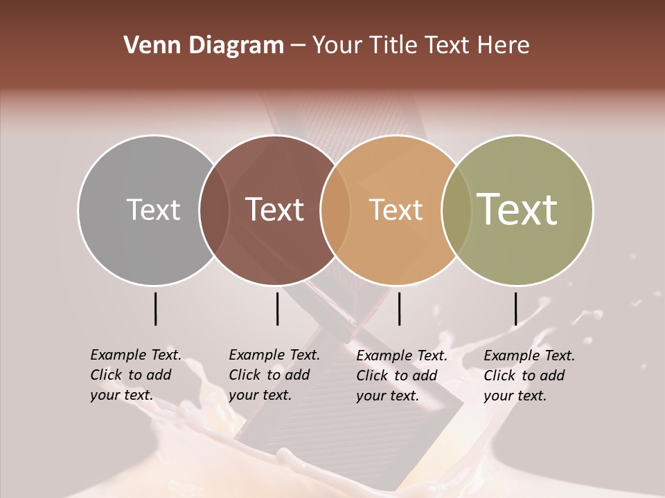 Liquid Food Milkshake PowerPoint Template