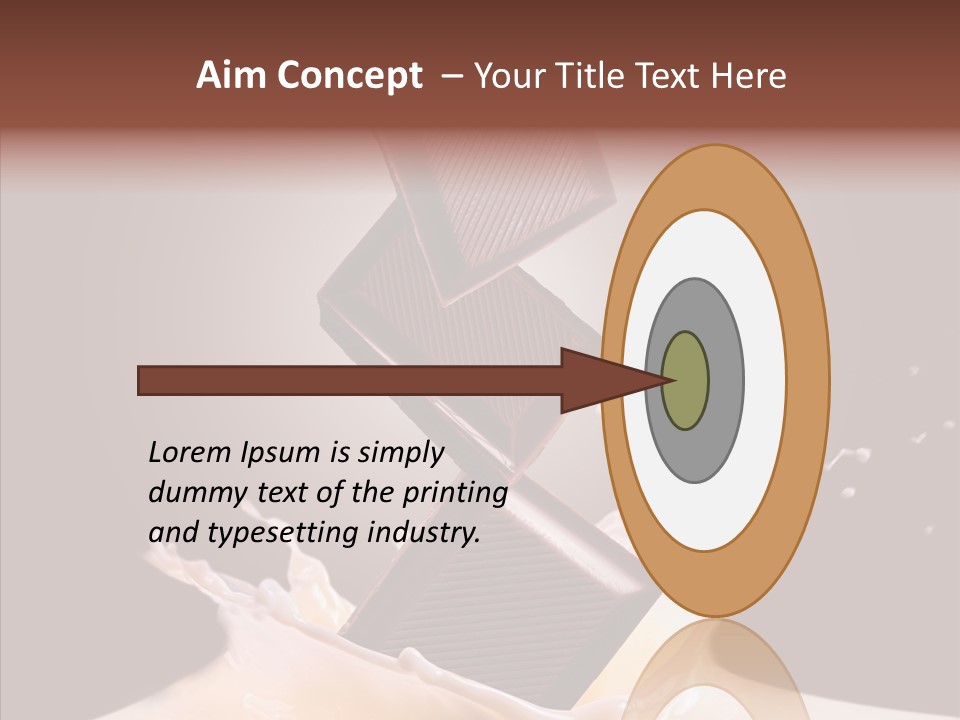 Liquid Food Milkshake PowerPoint Template