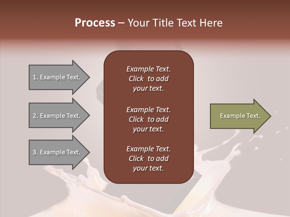 Liquid Food Milkshake PowerPoint Template