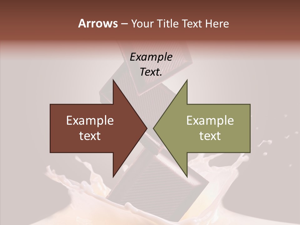 Liquid Food Milkshake PowerPoint Template